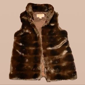 Michael Kors Mink Faux Fur Vest